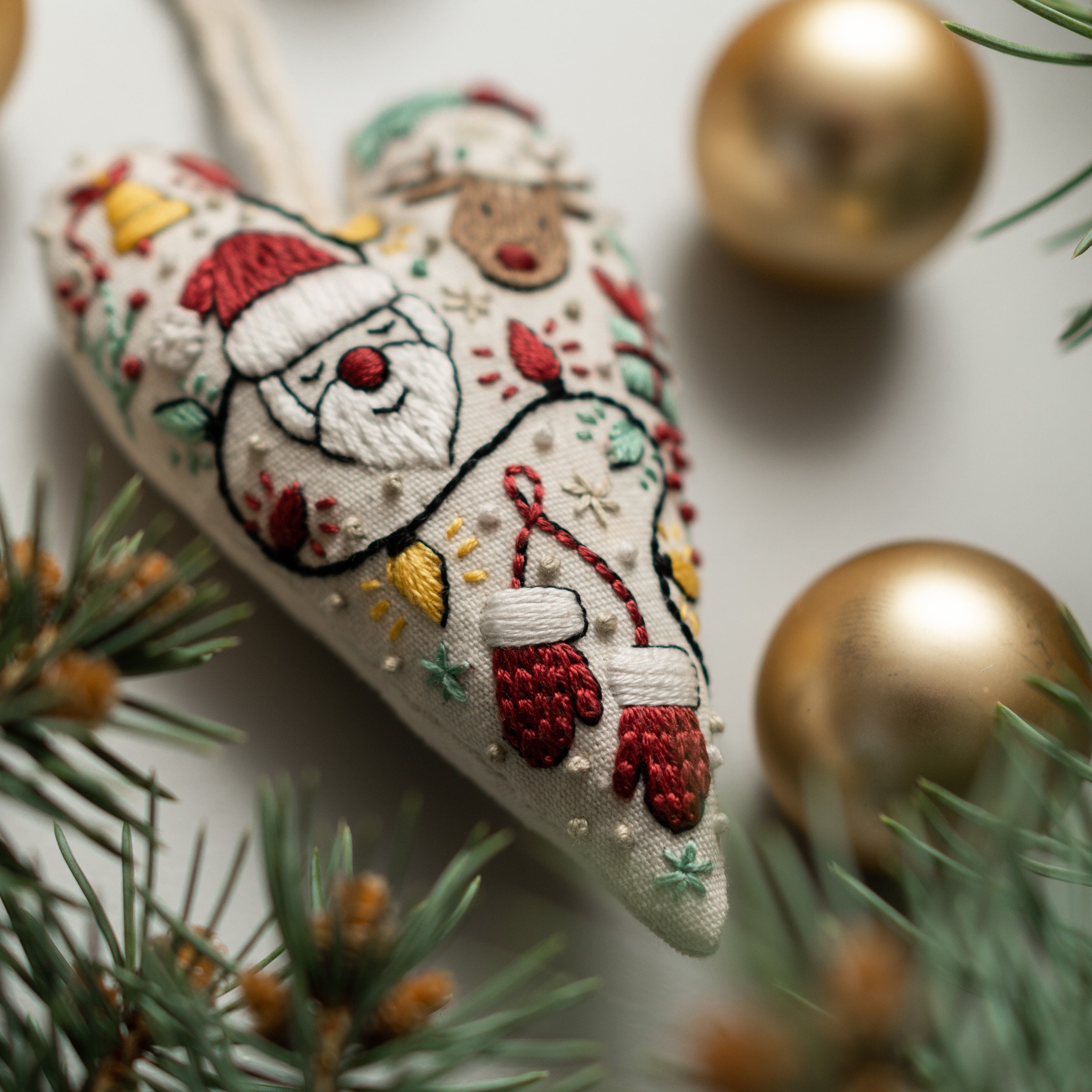 🎅2024 Christmas Promos🔥DIY Ornament for Christmas in the shape of a heart