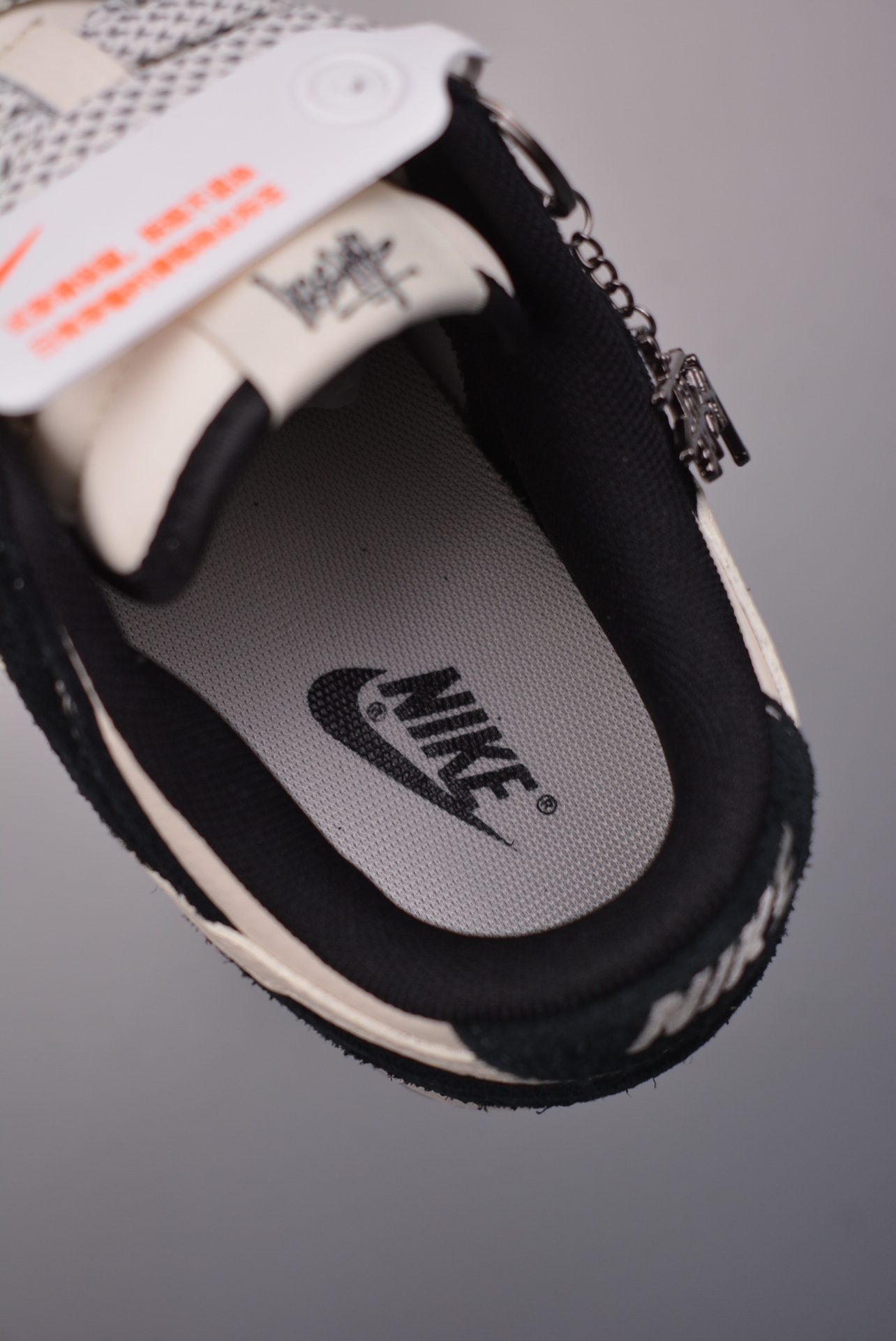Stussy x Nike By You SB Dunk Low Retro SP Black and White Embroidery XY1688-017