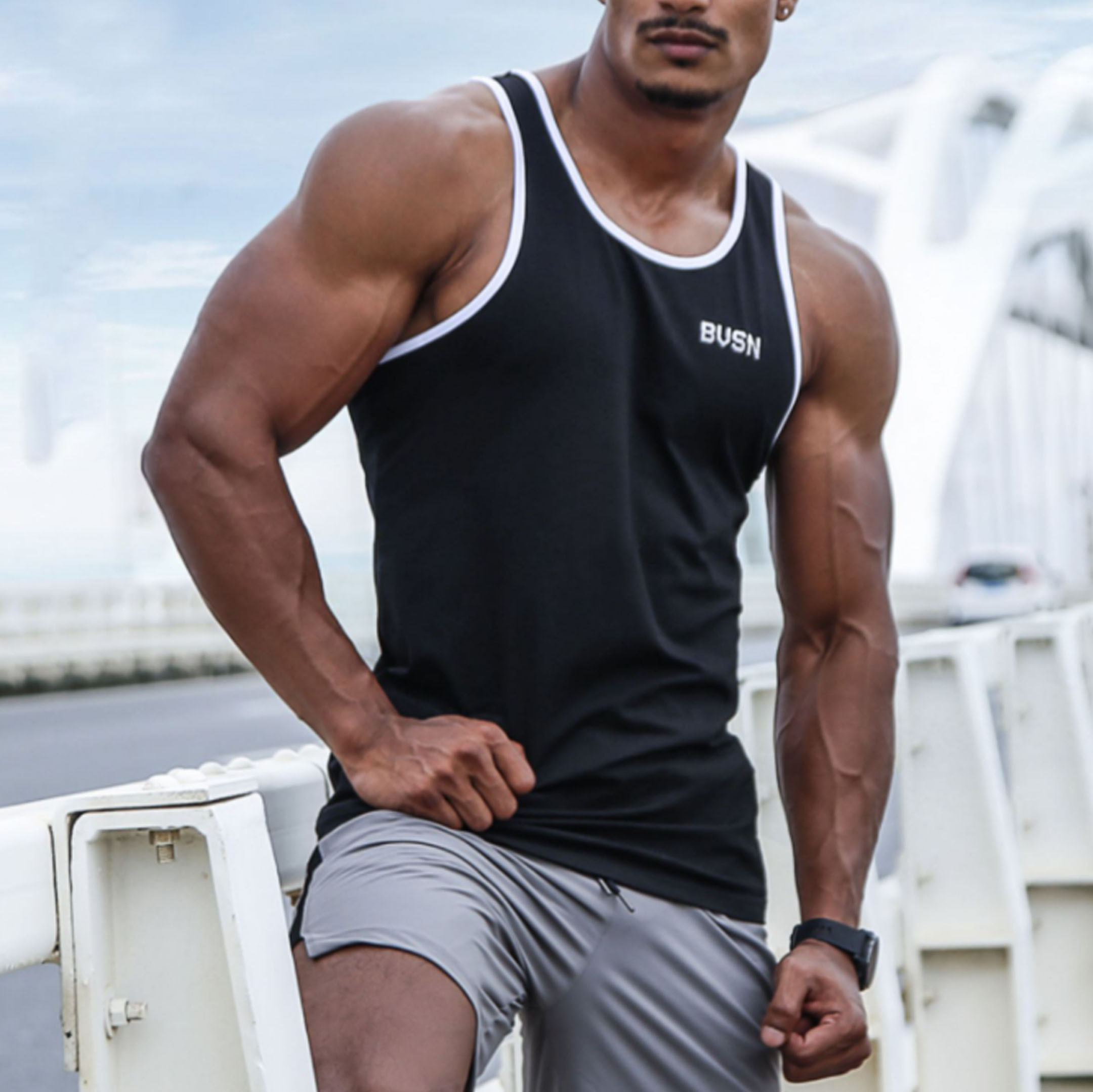 Men's Trendy Printed Casual Tank Top