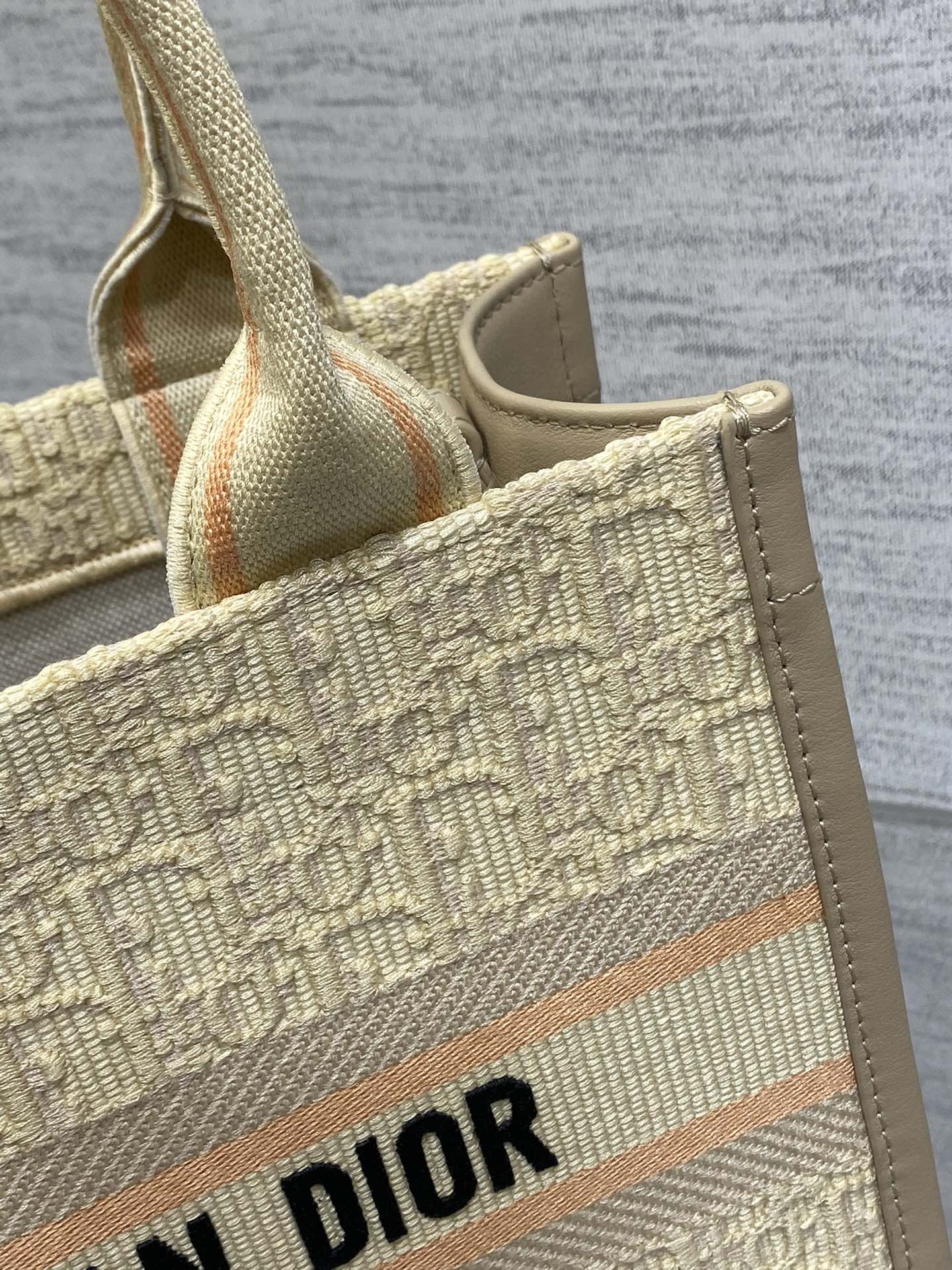 Dior Embroidered Tote Small