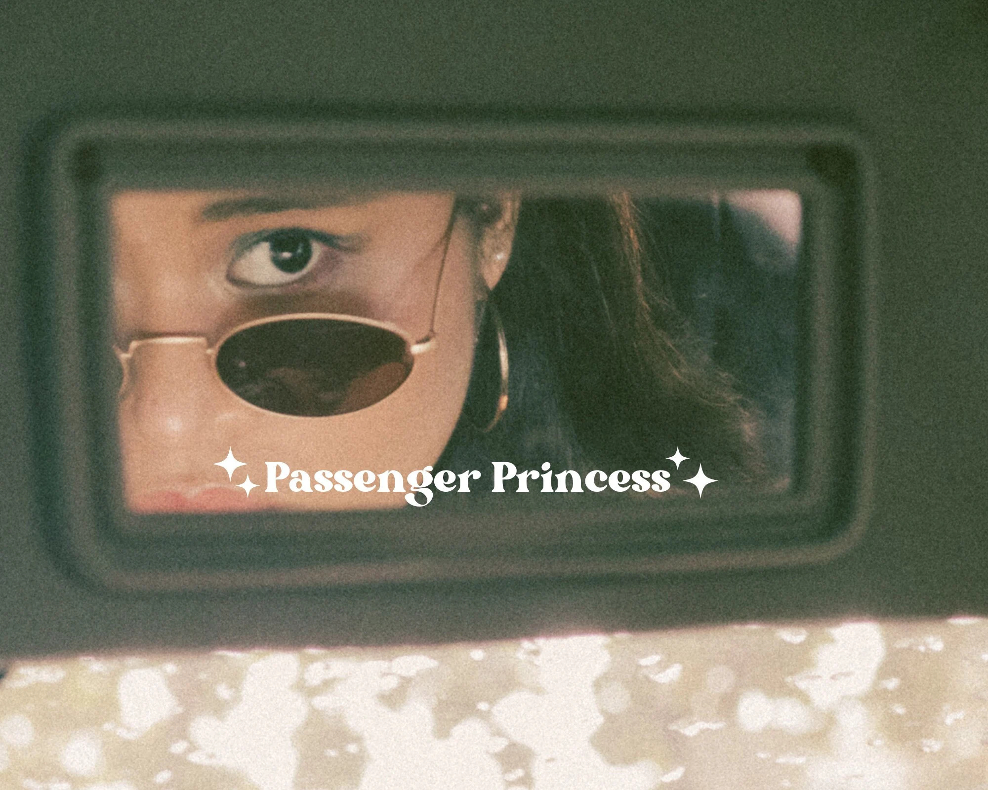 Passenger Princess Mirror Car Decal👑