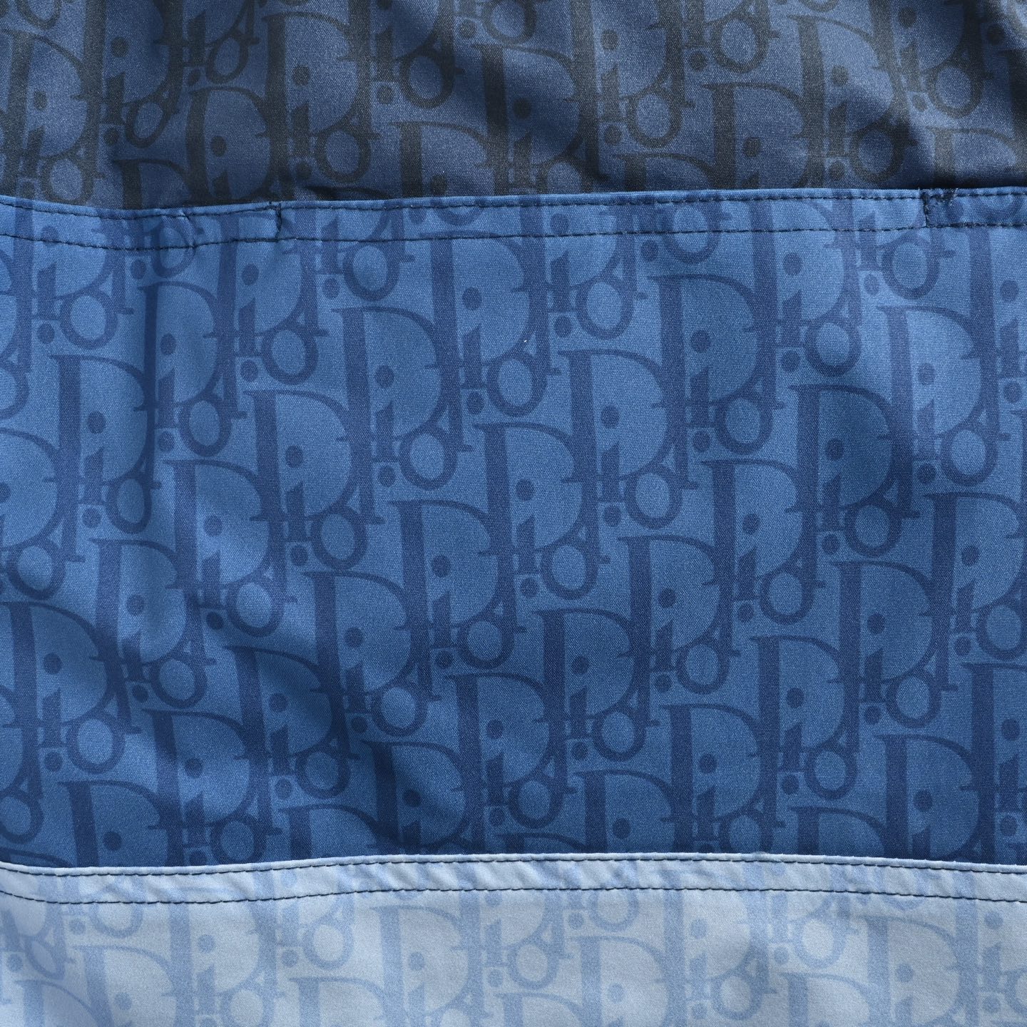Dior 25ss all-over monogram colorblock shorts