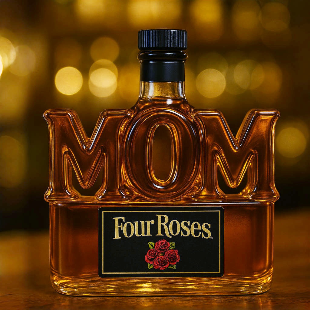 MOM Whiskey Bottle