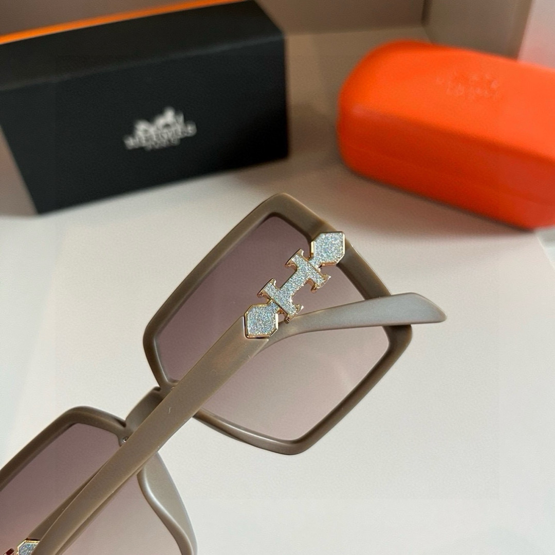 Hermes Square Frame Sunglasses