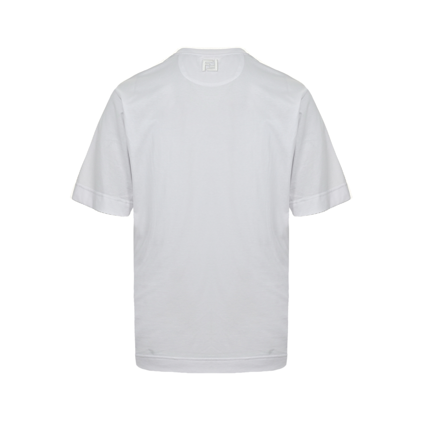 Fendi 25ss hot dog pizza badge embroidered short sleeve