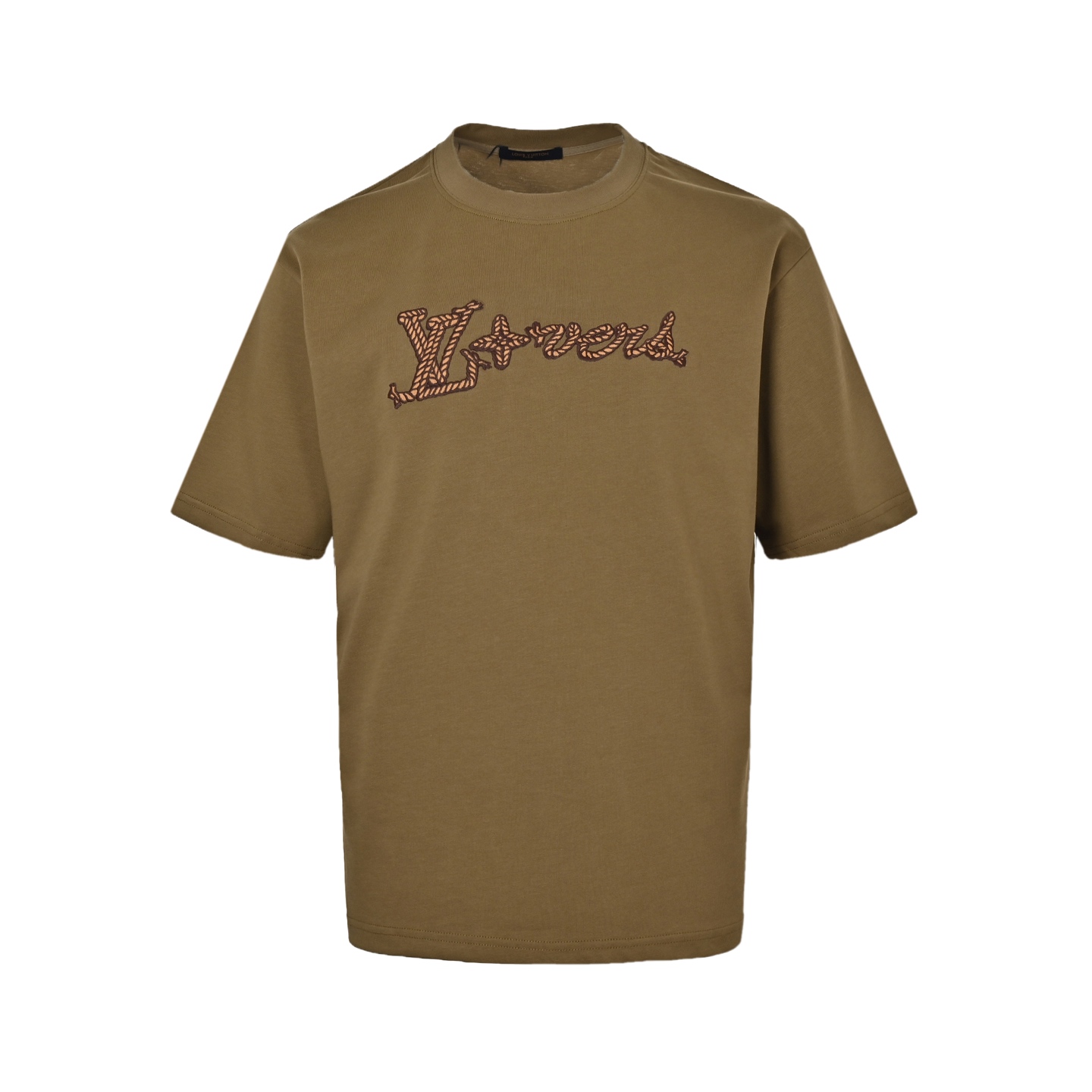 Louis Vuitton 24ss hemp rope knot embroidered short sleeves