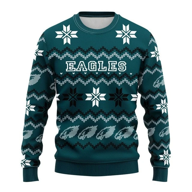 PHILADELPHIA EAGLES 3D CHRISTMAS HOODIE ABC03