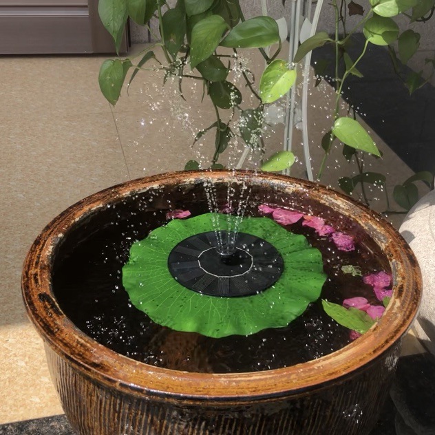 Lotus leaf solar fountain (🎁2024 new model hot sale🎁Last day of sale)