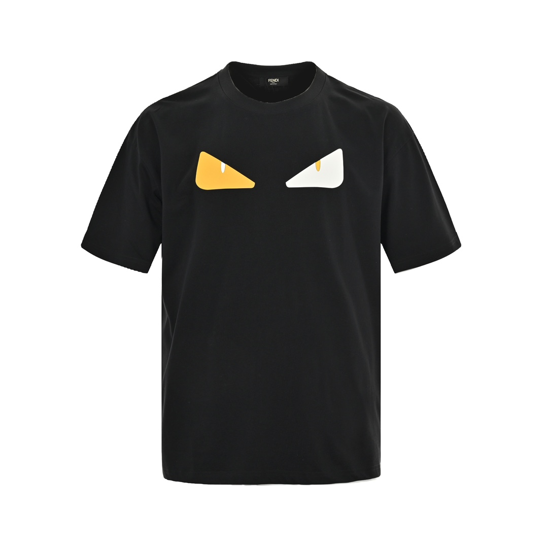 Fendi classic little monster rubber eyes short sleeve