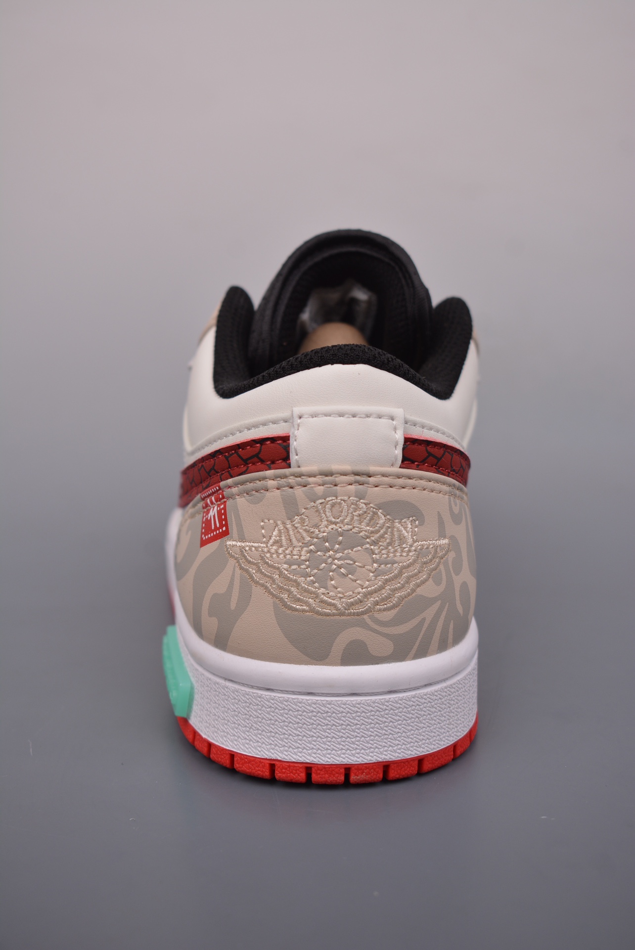 Nike Air Jordan 1 Low Year of the Dragon Off-White Red Graffiti 553558-066