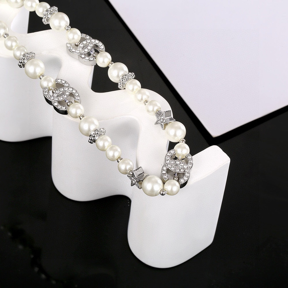 Chanel Centennial Pearl Clavicle Necklace