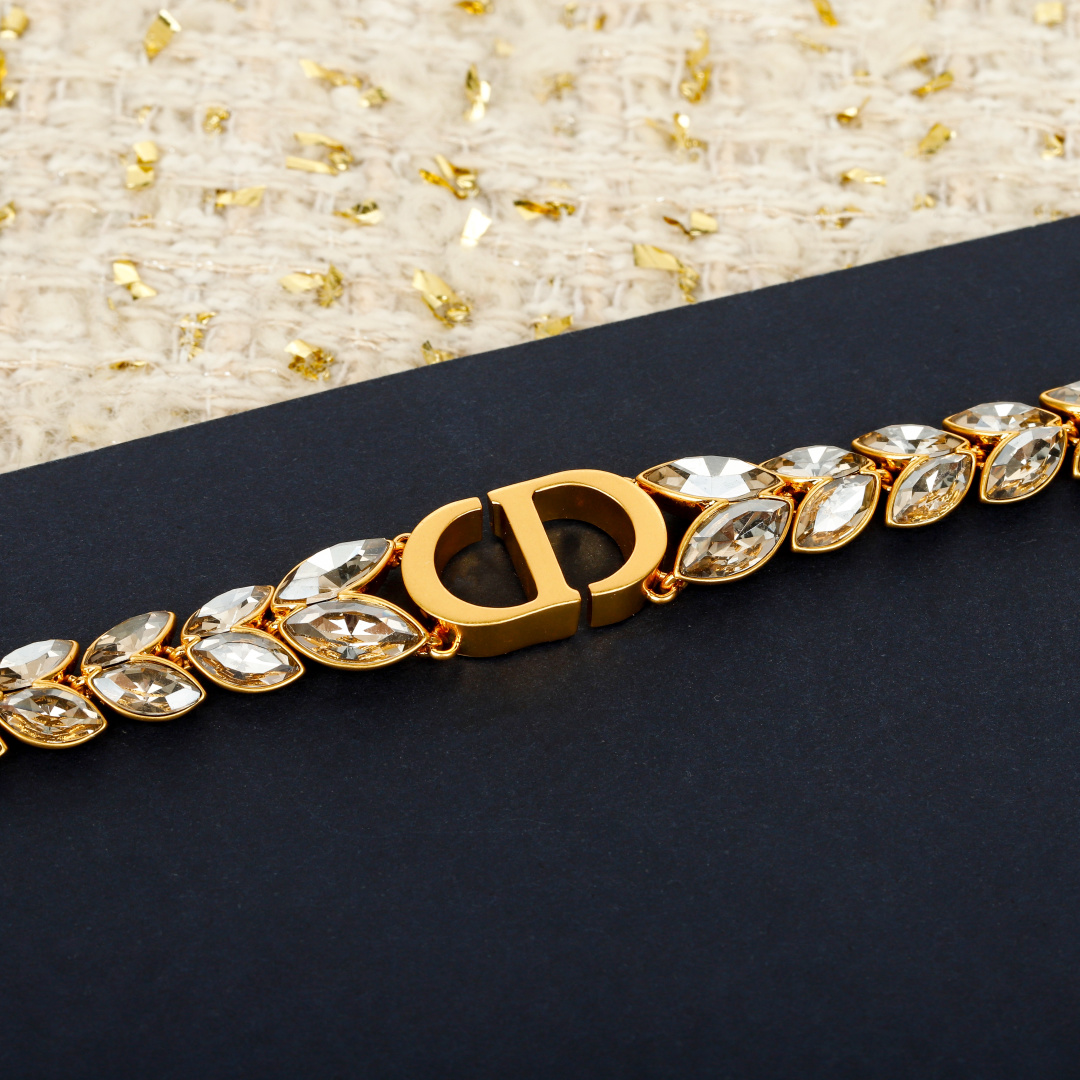 Dior wheat ear diamond necklace