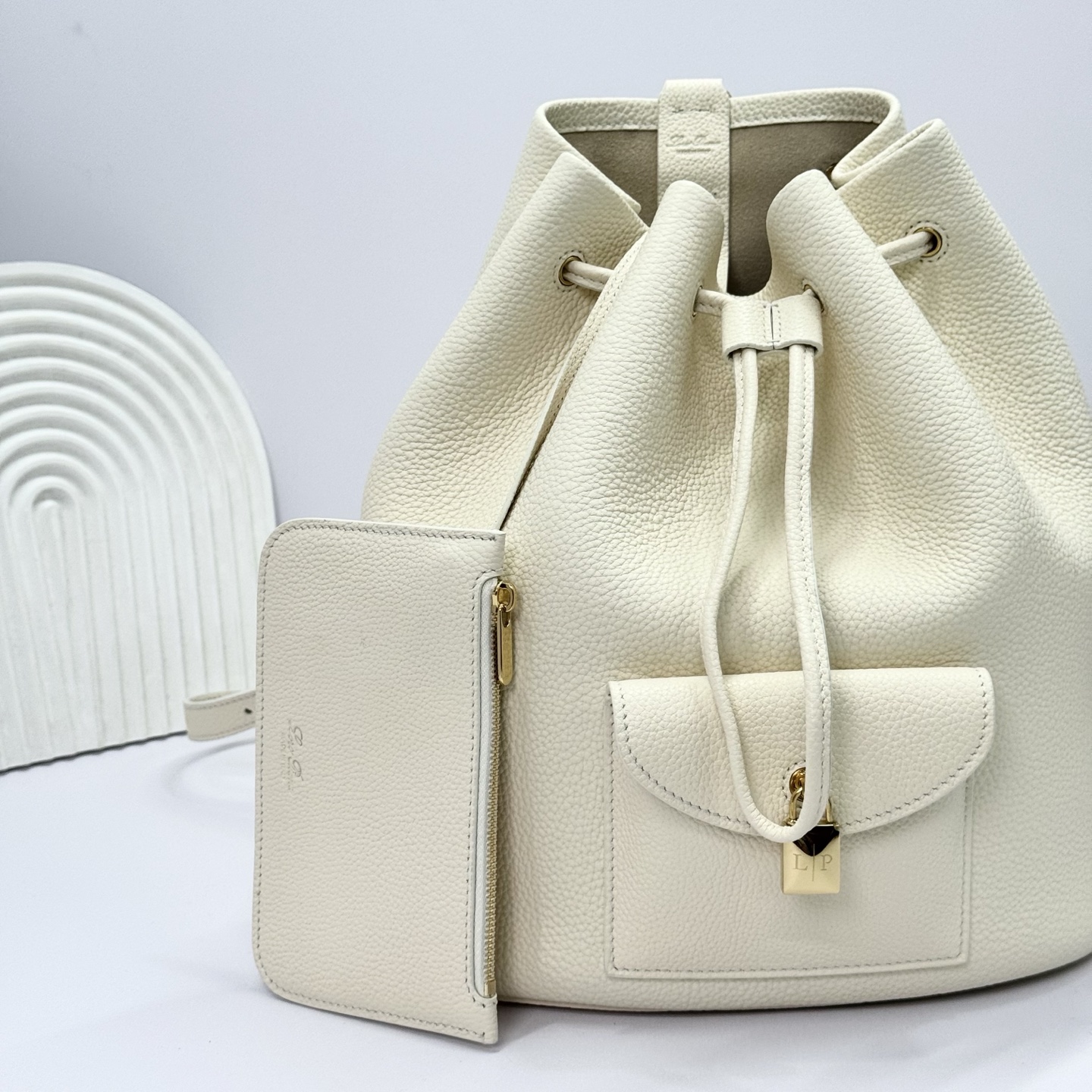 Loro Piana Extra Drawstring Backpack FAP4322