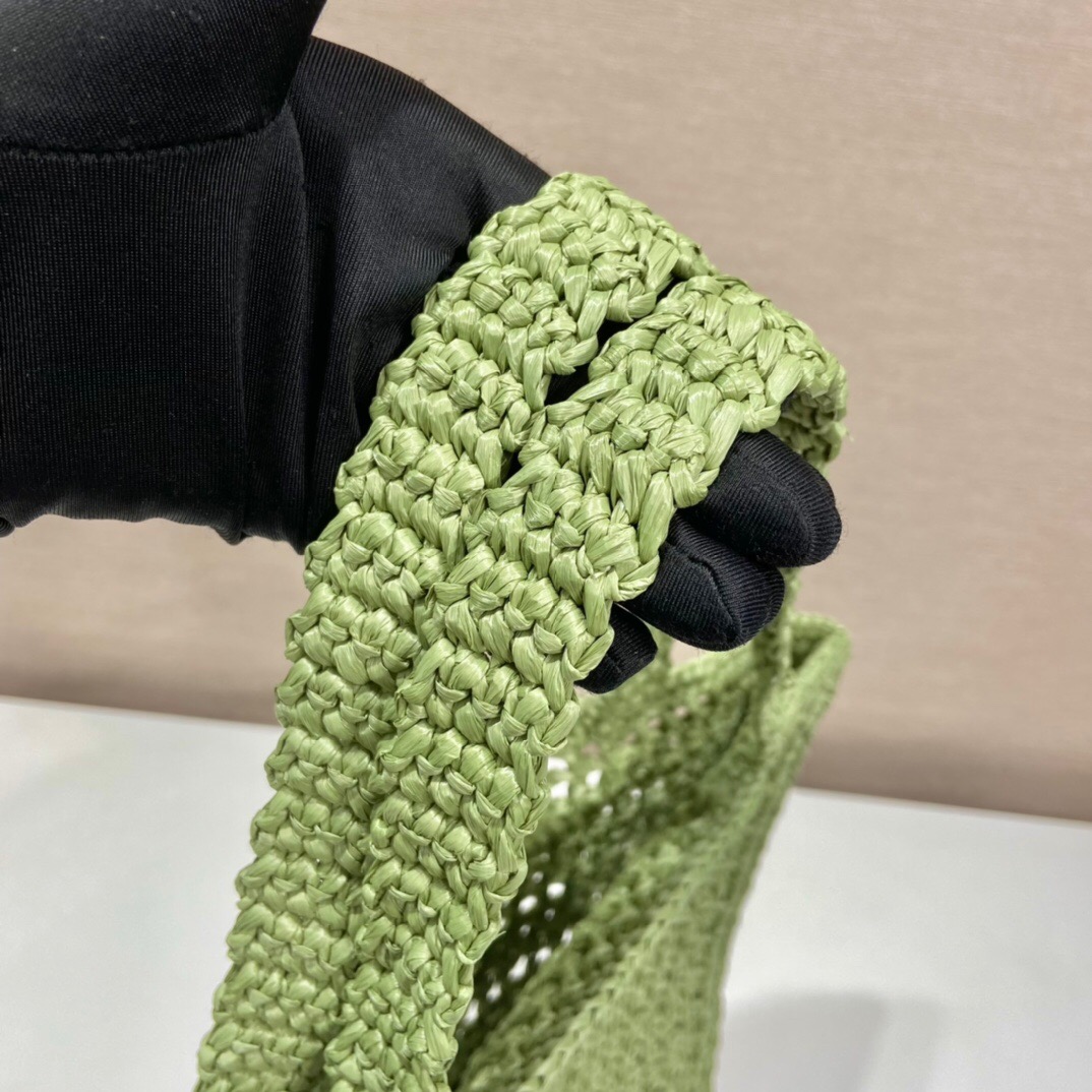 Prada Raffia Tote Bag 1BG393