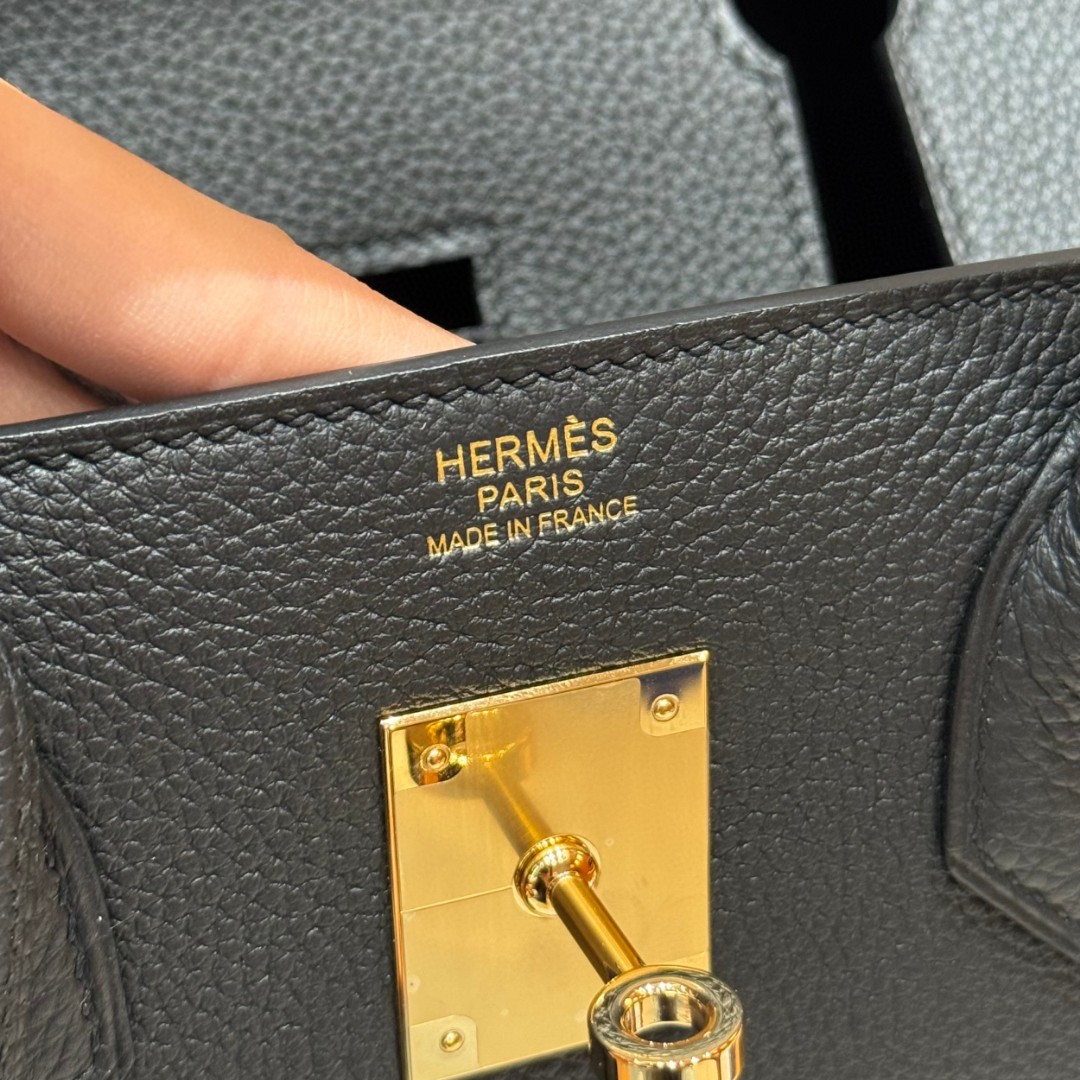 Hermès Birkin 89Noir Handbag (Handmade to Order)