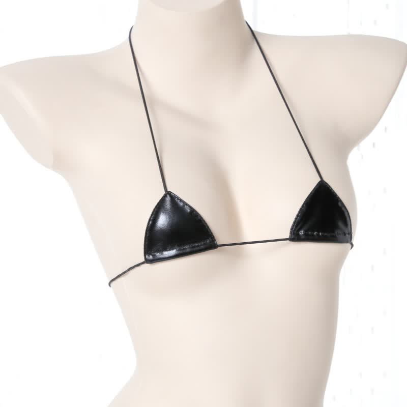 Sexy Lace Up Bikini Lingerie Set