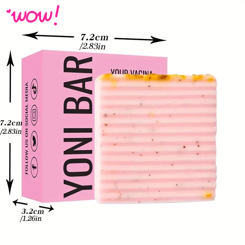 Yoni Bar-Natural Feminine Care Soapfor pH Balance, Odor Control & Hydration