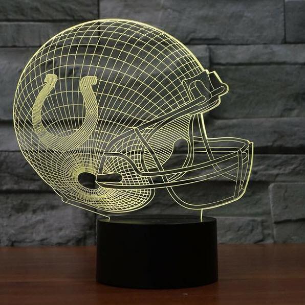 INDIANAPOLIS COLTS 3D LAMP PERSONALIZED