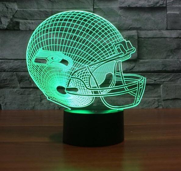 SEATTLE SEAHAWKS 3D LED LIGHT LAMP