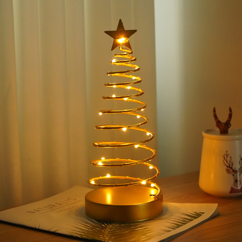 🎄Early Christmas Sale 49% OFF🔥LED Christmas Tree Crystal Table Lamp Decoration
