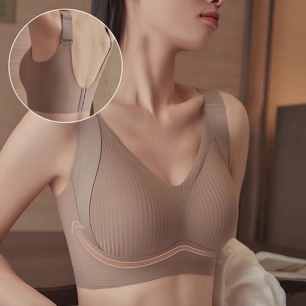 🔥Buy 1 Get 3 Packs - Women's Ribbed Push Up Adjustable Wireless Bra