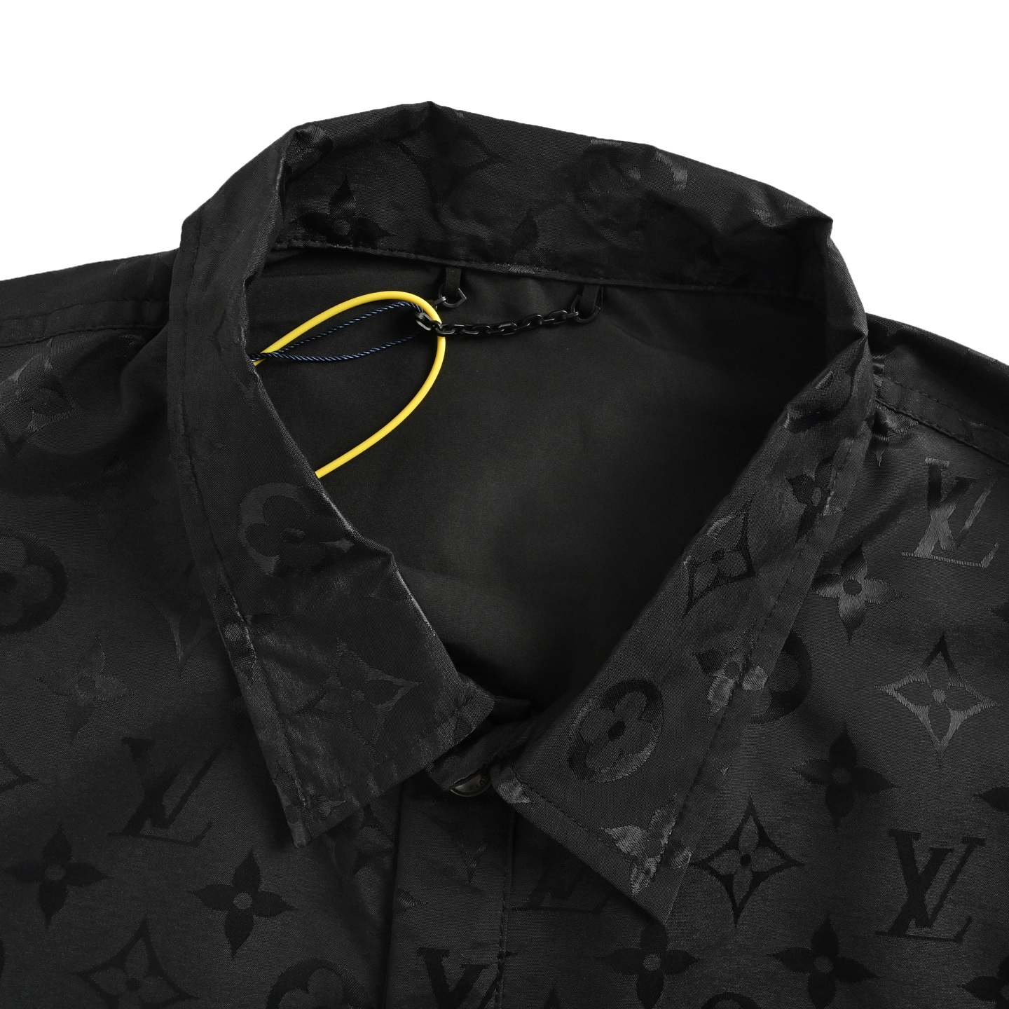 Louis Vuitton 25ss all-over jacquard diamond and colorful lettering shirt jacket