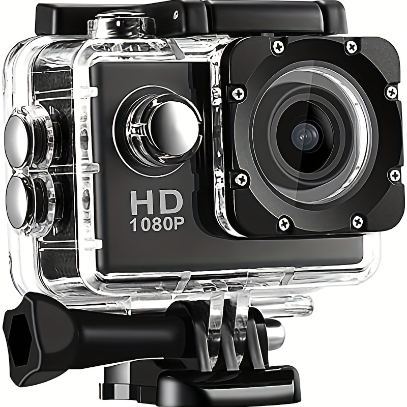 Action Camera (Built In 900 MA Battery) Action Camera Ultra HD Underwater Camera 140 Degree Wide-angle Lens 1181.1 Inch Waterproof Action Camera WIFI Camera For Thanksgiving Christmas (two Options: With Card And Without Card)
