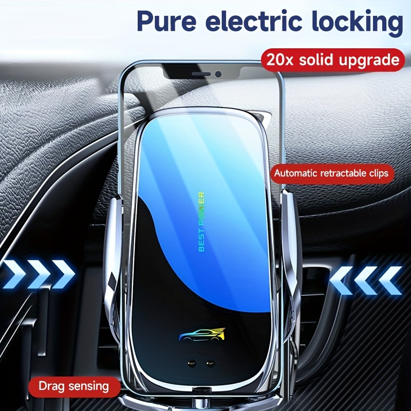 AmazeFan New Car Mount For Mobile Phone Holder Universal Wireless Charging Magnetic Multi-functional Navigation Auto-sensing