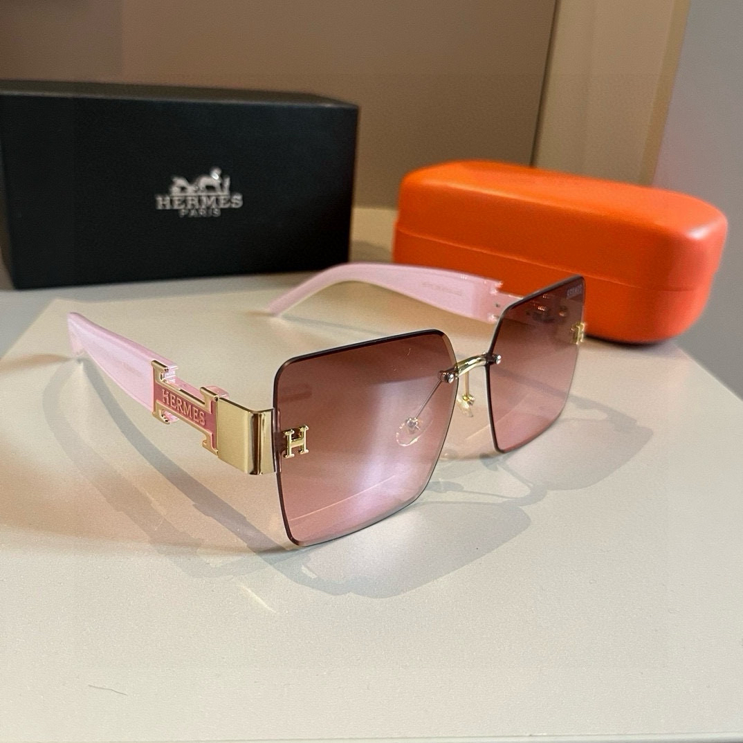 Hermes rimless sunglasses