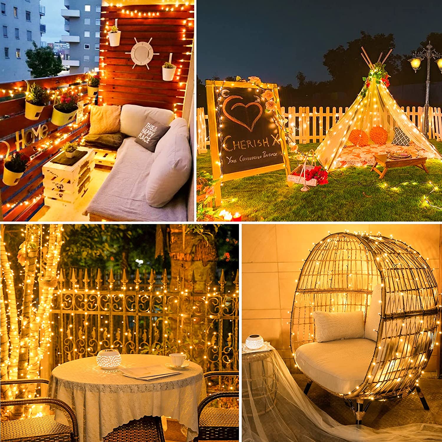 Solar-Powered LED Fairy String Lights -  Ultimate Home Upgrade