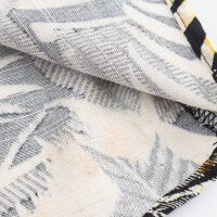 Summer Women Clothing Linen Blended Waistband Printing Length Dress