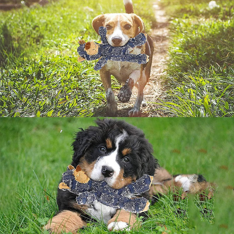 (🔥Last Day Promotion-SAVE 50% OFF)🐶2023 New Indestructible Squeaky Plush Bear Toy for Heavy Chewers-🔥BUY 2 GET 10% OFF & FREE SHIPPING