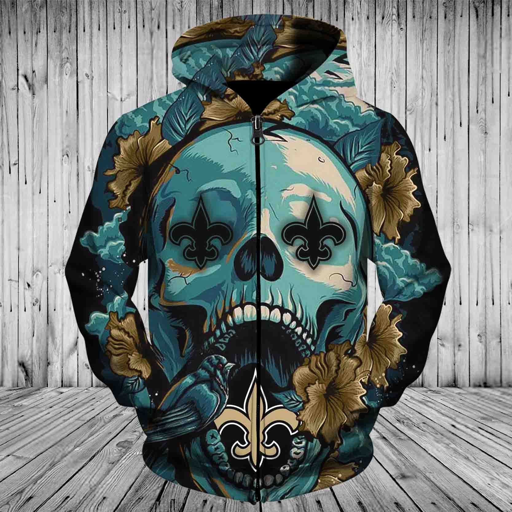 SAINTS HOODIE 3D FLOWER17