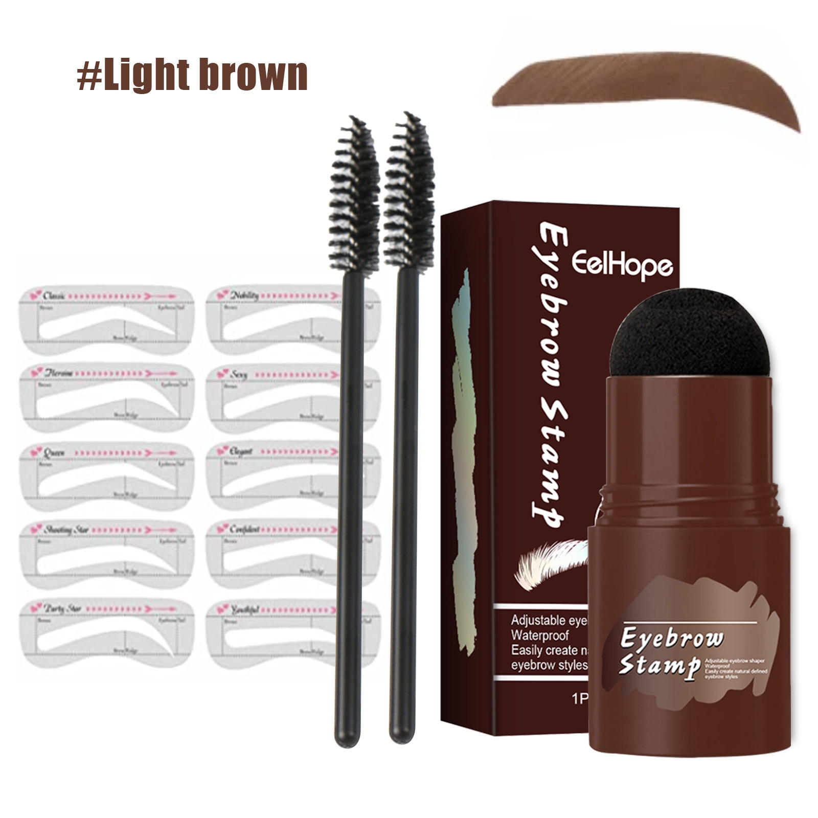 Perfect Brows Stencil & Stamp Kit