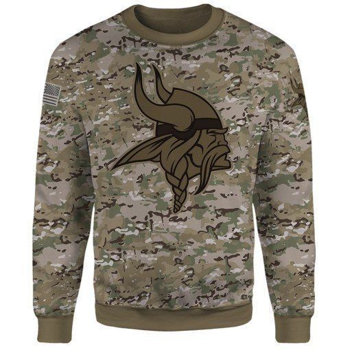 MINNESOTA VIKINGS 3D HOODIE MMVV007