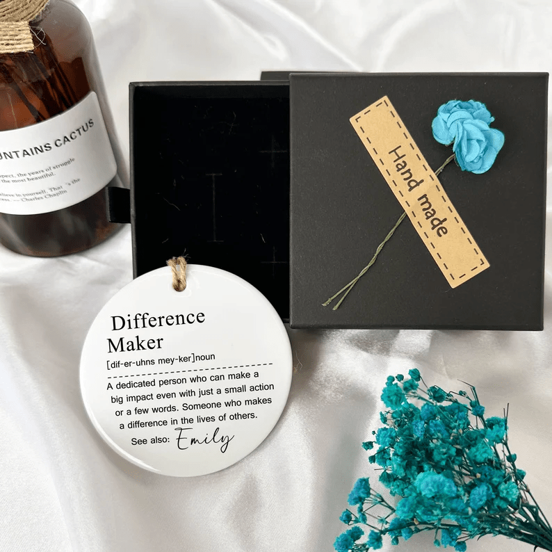 Personalized Difference Maker Gift