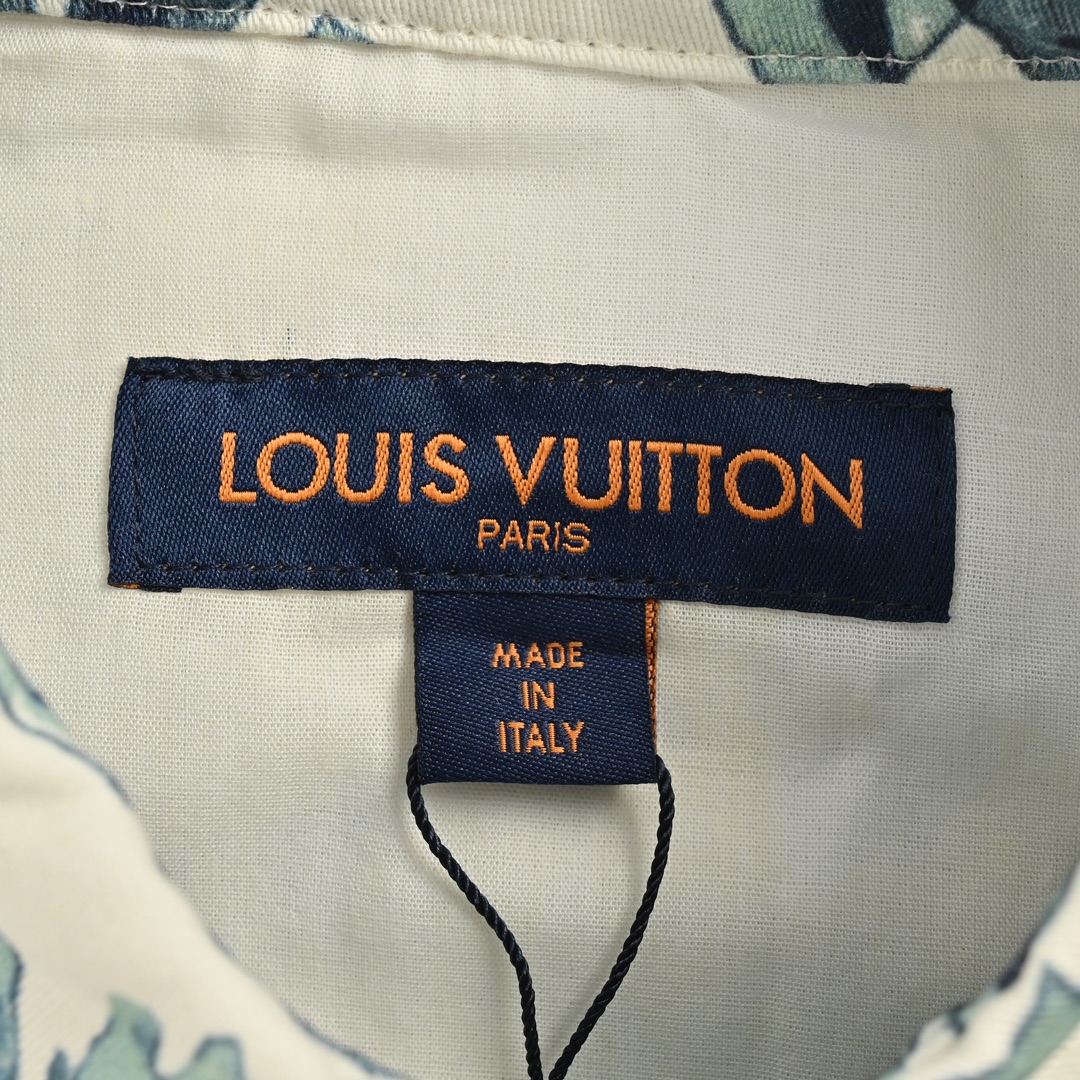 Louis Vuitton 24Fw coral and seagrass print shirt jacket