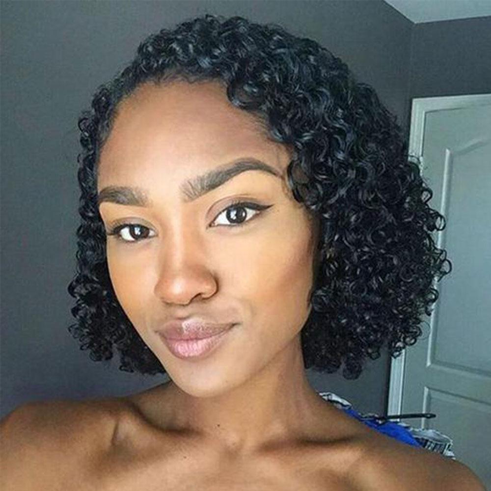 Luna 023 Sassy Chin Length Curly Bob Hair Wig for Black Women