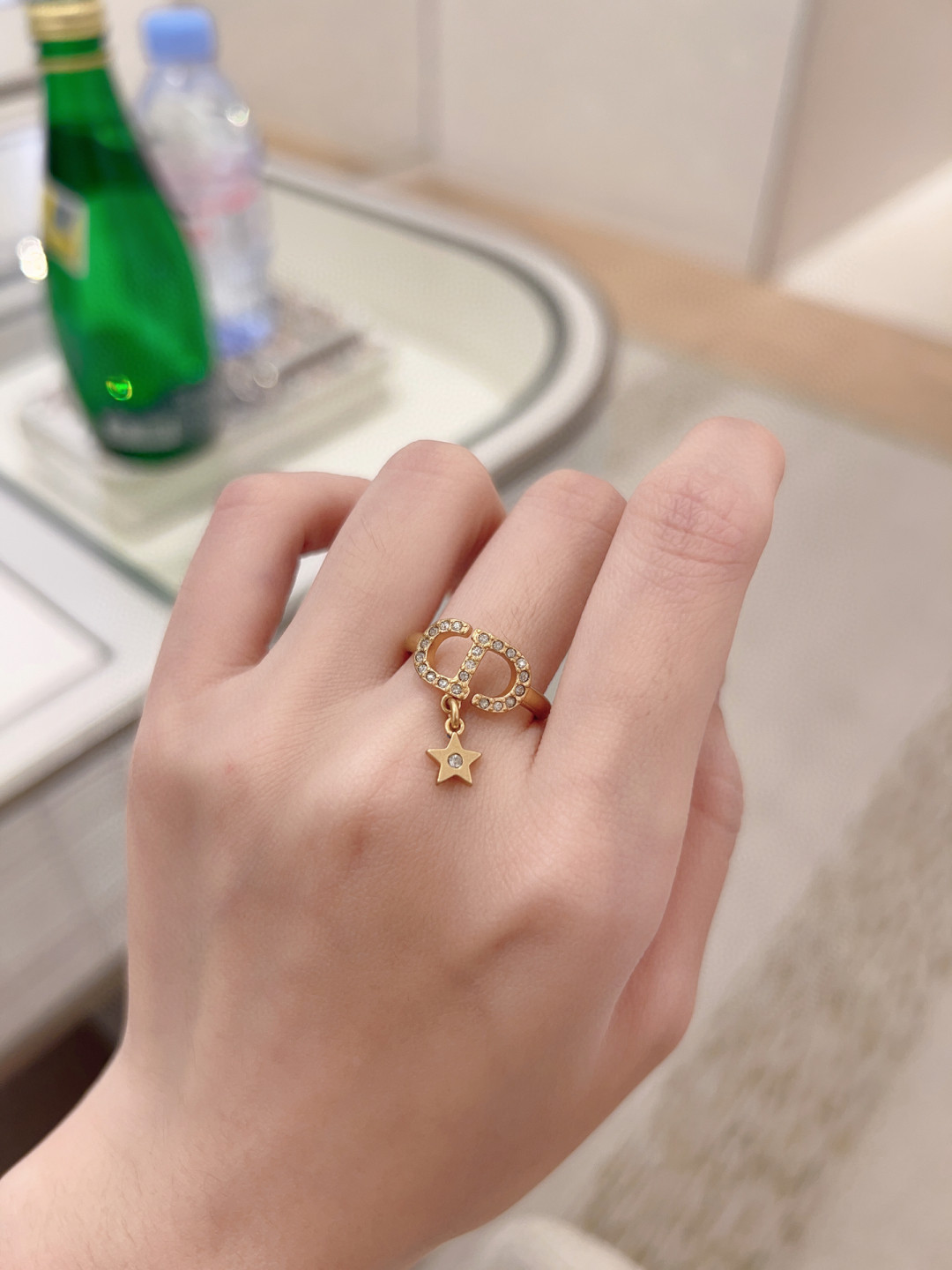 Dior Pentagram CD Ring