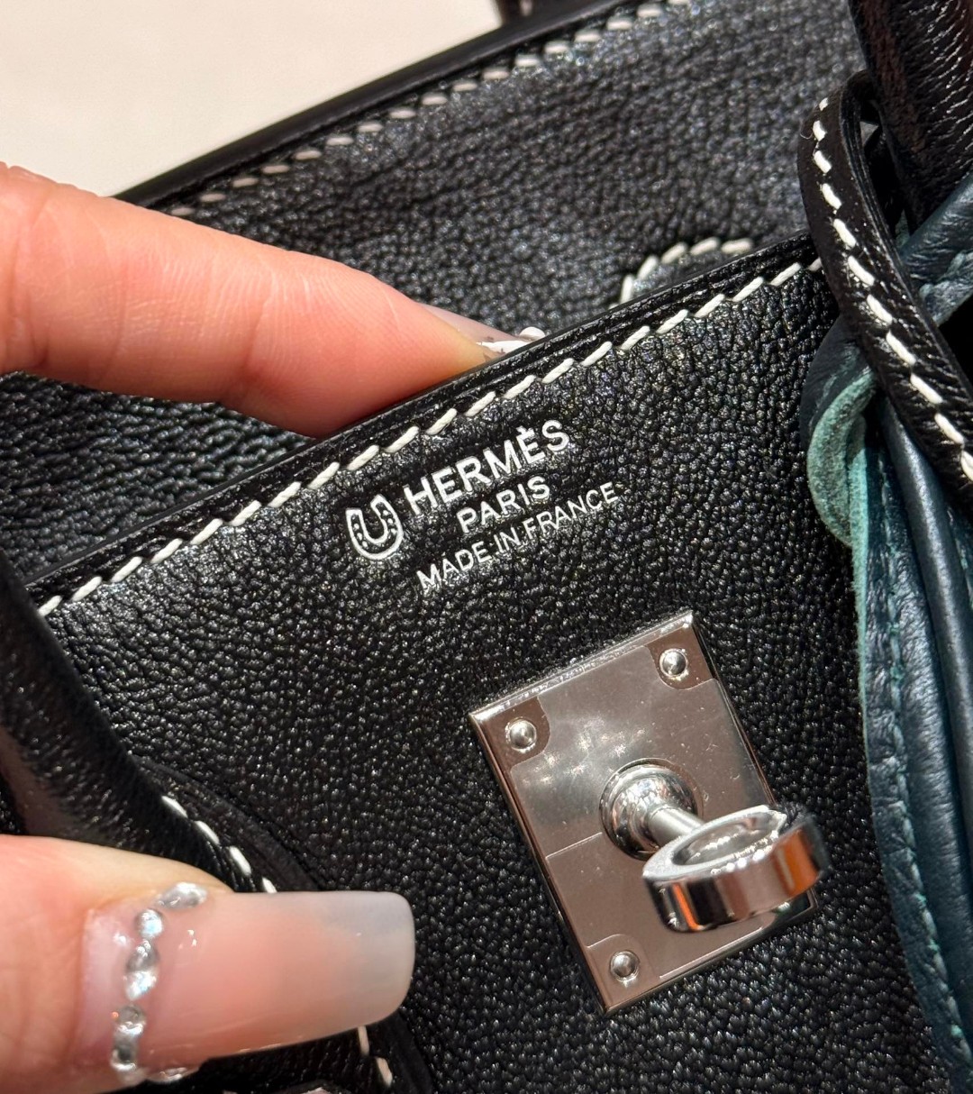 Hermes Birkin 89noir handbag (handmade to order)