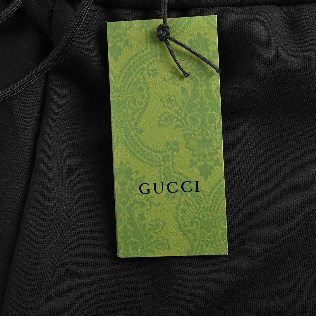 Gucci 24Fw Double G embroidered striped colorblock trousers
