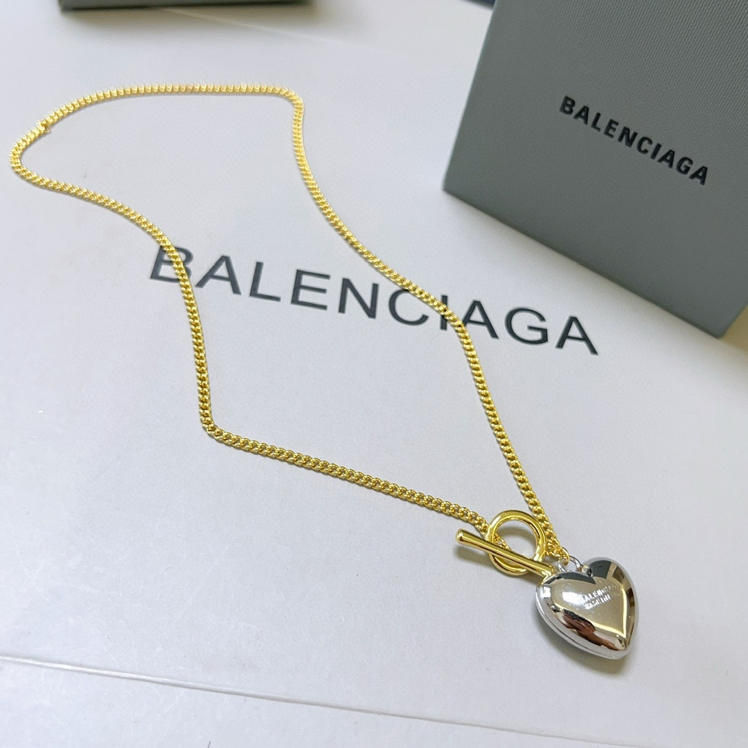 Balenciaga Heart Necklace