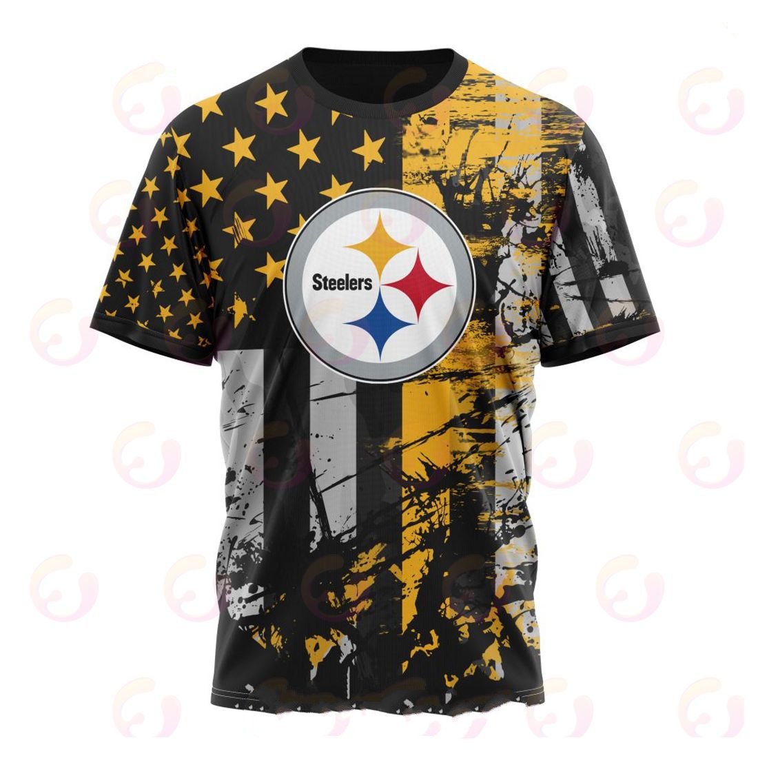 PITTSBURGH STEELERS 3D HOODIE JERSEY FOR AMERICA