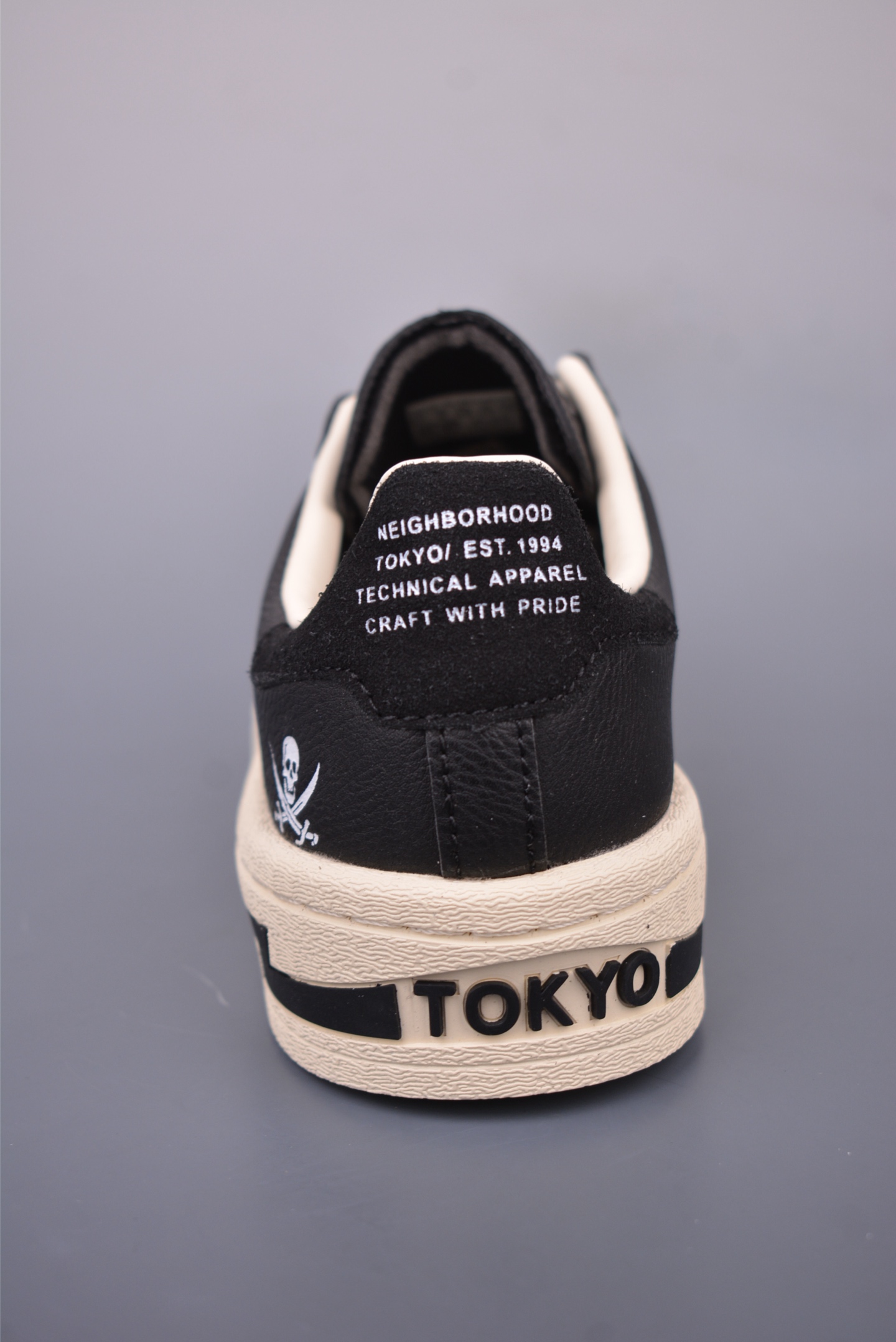 NEIGHBORHOOD x adidas Originals Superstar Sneakers Black and White Skull IE6116