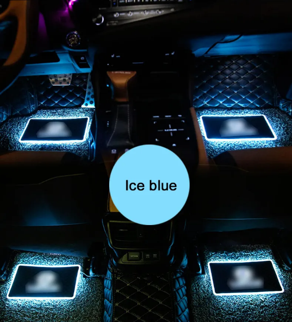 Car Interior Floor Mat Ambiance Light