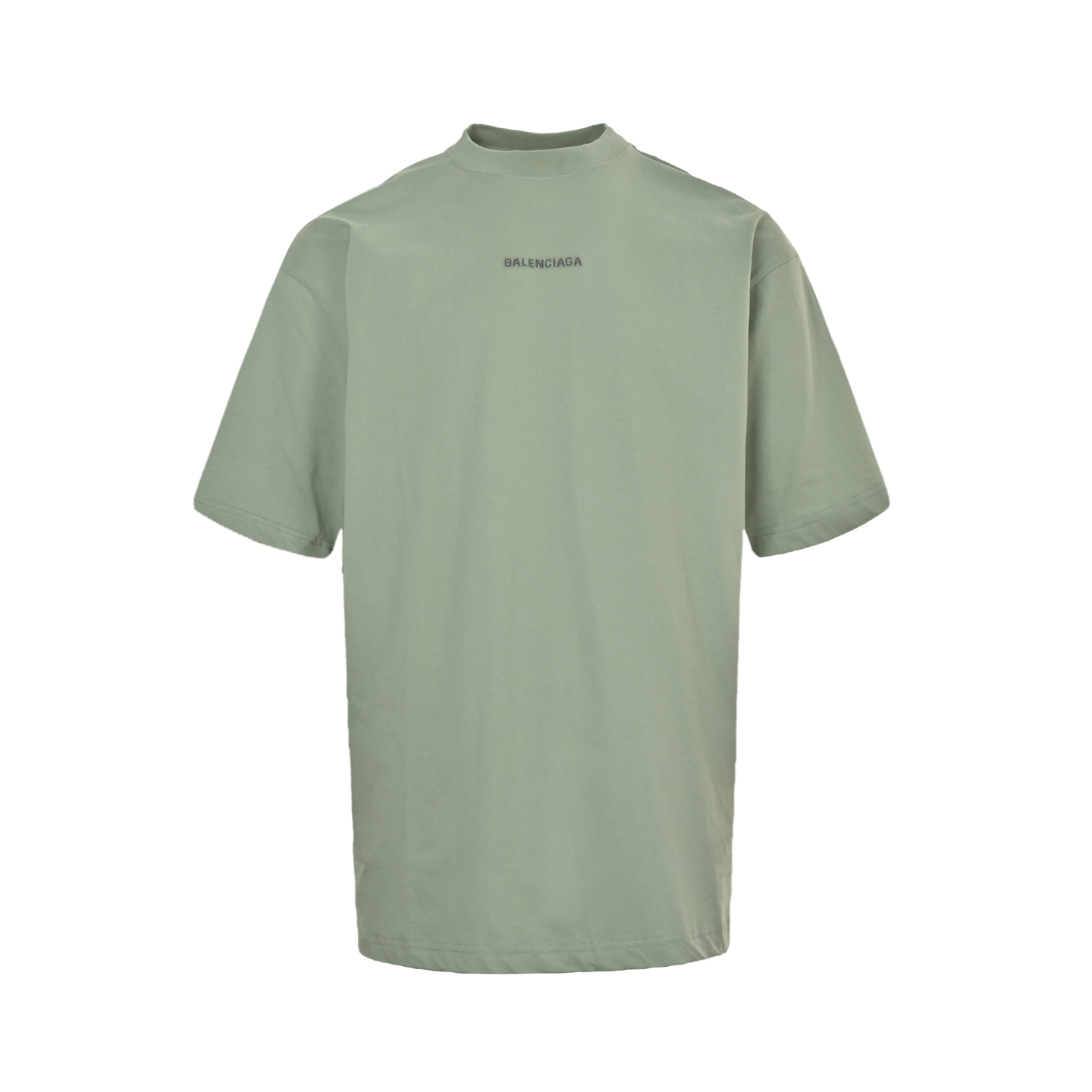 Balenciaga 25ss front and back embroidered lettering short sleeves