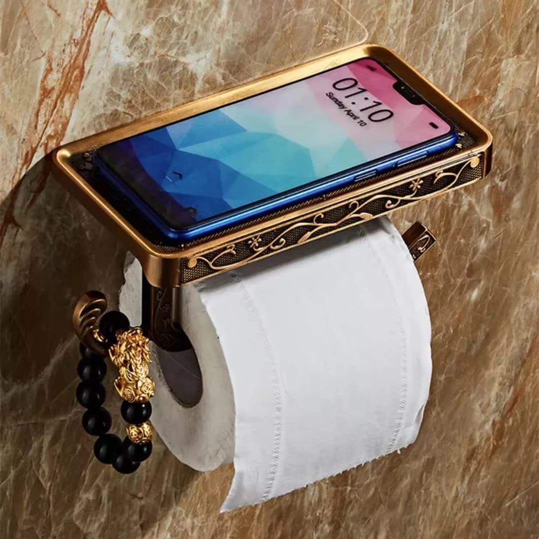 🔥Last Day 49% OFF🔥Vintage Toilet Paper Holder with Shelf