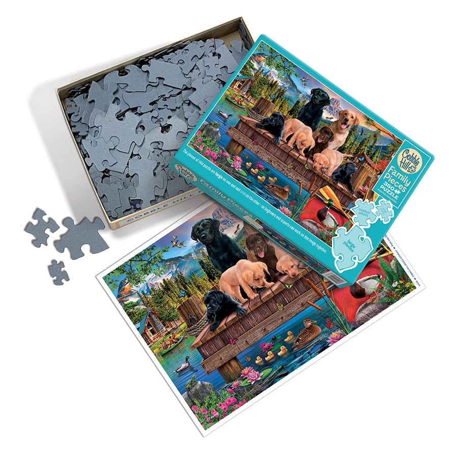 Pups and Ducks (Family) | Family Pieces 350