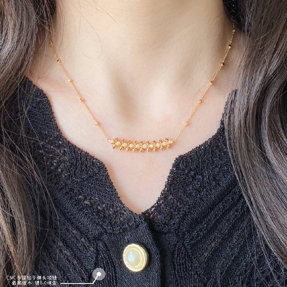 Bulgari Snake Bone Pendant Necklace