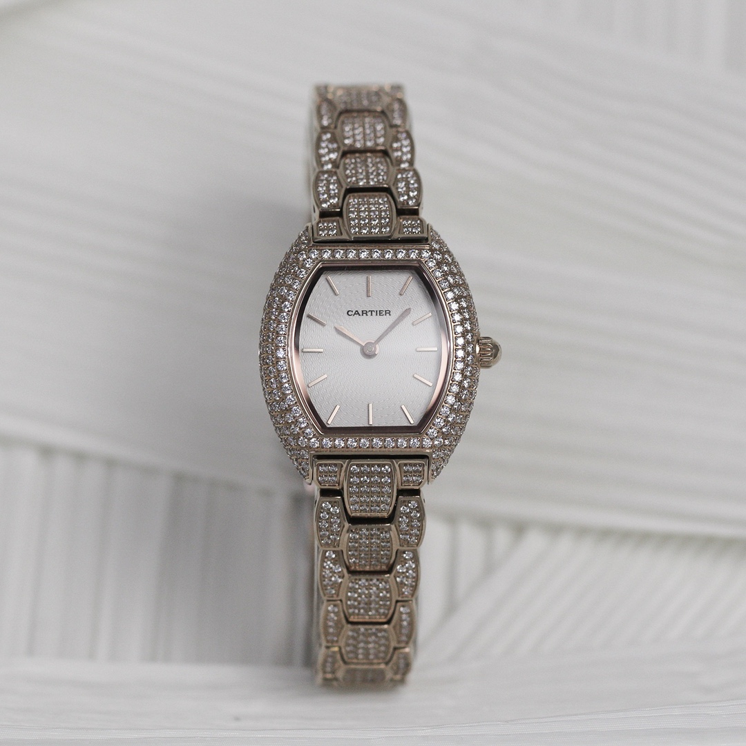 Cartier Gypsophila - Mini lady tonneau watch